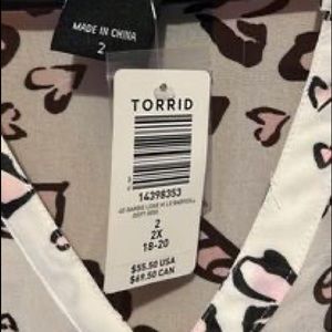 Torrid Barbie Tunic. Size 2. Never worn.
